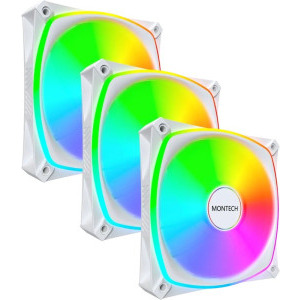 Montech RX120 PRO ARGB PWM White ​Three Fan Pack