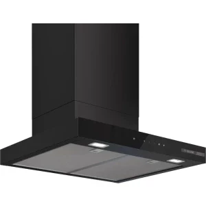 Hota Bosch decorativa DWB67DN60, Putere de absorbtie 699 m3/h, 4 trepte, EcoSilence Drive, Home Connect, Clasa A++, 60 cm, Negru