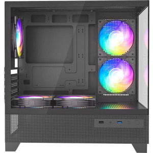 Gaming DRAGON Prime Esports Edition, Intel i5-14400F 2.5GHz, 16GB DDR4, 500GB SSD, RTX 5060 Ti 8GB GDDR7, Iluminare RGB