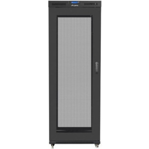 Lanberg FF01-8227-23BL 27U, Stand alone, 800 x 1200, Mesh door, LCD panel, Black
