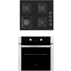 Pachet incorporabil Studio Casa Venezia Clasic Cuptor electric & Plita pe gaz, Negru