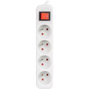 Priza/prelungitor Lanberg PS1-04E-0150-W, 4x Type E, 1.5m, White
