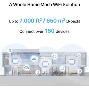 MERCUSYS Gigabit Halo H25BE Dual-Band WiFi 7 3buc