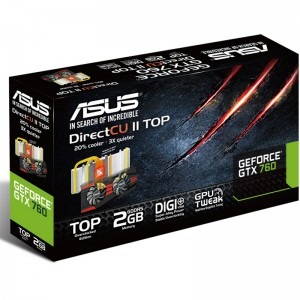 ASUS GeForce GTX 760 DirectCU II Top 2GB GDDR5 256-bit