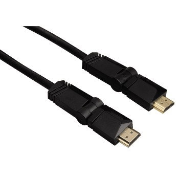 Cablu video Hama HDMI Male - HDMI Male, v1.4, 1.5m, Ethernet, negru