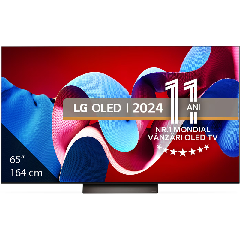 Televizor LED LG Smart TV OLED65C42LA Seria evo C4 164cm 4K UHD HDR