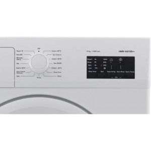 Heinner HWM-V6010D++, 6 kg, 1000 RPM, Clasa D, Display, 60 cm, Alb