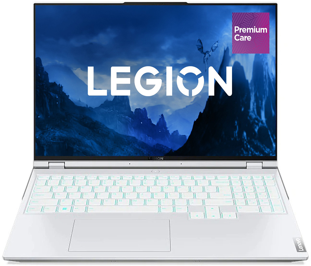 Laptop Lenovo Gaming 16'' Legion 5 Pro 16ARH7H, WQXGA IPS 165Hz G-Sync, Procesor AMD Ryzen™ 5 6600H (16M Cache, up to 4.5 GHz), 16GB DDR5, 512GB SSD, GeForce RTX 3060 6GB, No OS, Glacier White, 3Yr Onsite Premium Care