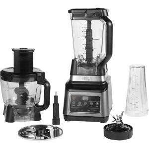 Ninja BN800EU, 3-in-1 cu 5 programe Auto-iQ, 1200 W, 3 viteze, negru/argintiu, 0.7 L||1.8 L||2.1L
