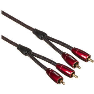 Audioquest Golden Gate, 2x RCA Male - 2x RCA Male, 5m, negru-rosu
