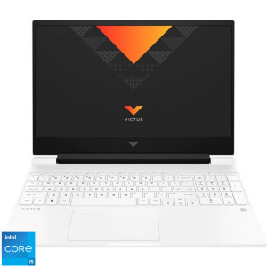 HP Gaming 15.6'' Victus 15-fa1033nn, FHD IPS, Procesor Intel® Core™ i5-12500H (18M Cache, up to 4.50 GHz), 16GB DDR4, 512GB SSD, GeForce RTX 4060 8GB, Free DOS, Ceramic White