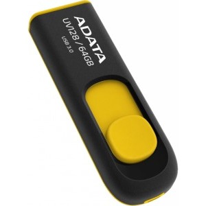 ADATA DashDrive UV128 64GB USB 3.0 negru/galben