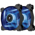 Corsair Air Series AF120 LED Blue Quiet Edition High Airflow 120mm Fan - Twin Pack