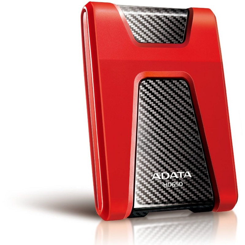 Hard disk extern ADATA DashDrive Durable HD650 1TB 2.5 inch USB 3.0 red