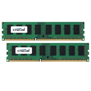 Crucial Memorie ECC RDIMM DDR4 32GB Kit 2x16GB 2133MHz CL15 Dual Rank x4