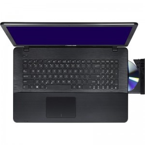 ASUS 17.3'' X751MD, HD+, Procesor Quad Core Intel® Pentium® N3530 2.16GHz Bay Trail, 4GB, 500GB, GeForce 820M 1GB, Black