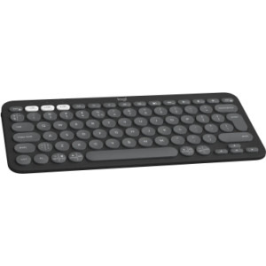 Logitech Pebble Keys 2 K380s, Wireless/Bluetooth, Tonal Graphite