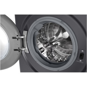LG F4WR511S2M, 11 kg, 1400 RPM, Clasa A, AI Direct Drive, TurboWash, Smart Diagnosis, Negru