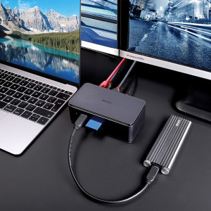 LINDY DST-Pro USB4, USB-C Laptop Docking Station