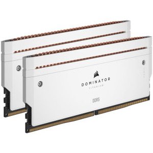 メモリー CORSAIR DOMINATOR TITANIUM DDR5 32GB7200 Memorie Corsair Dominator Titanium RGB White 32GB 7200MHz CL34