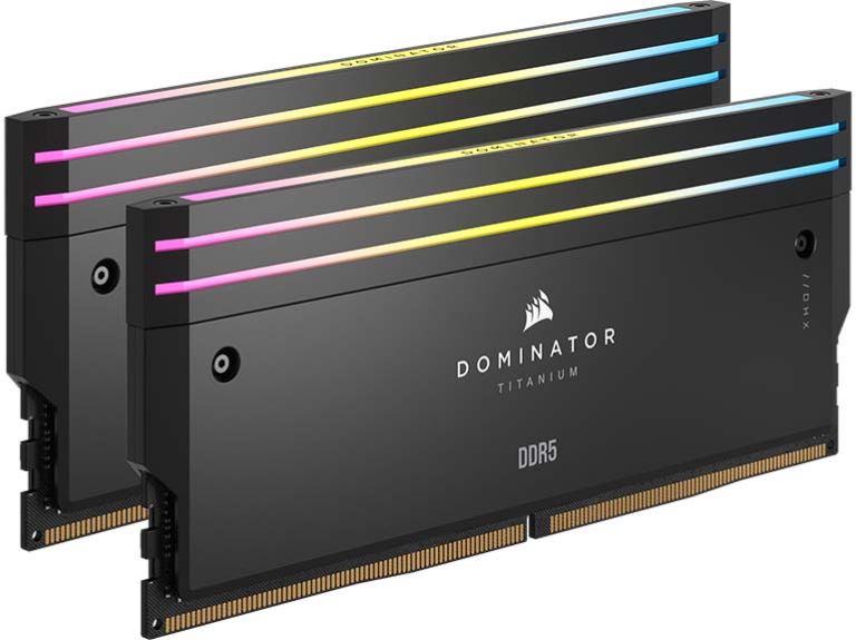 Memorie Corsair Dominator Titanium RGB Black 48GB 7200MHz CL36 Dual Channel Kit