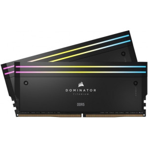 Memorie Corsair Dominator Titanium RGB Black 64GB 6000MHz CL30
