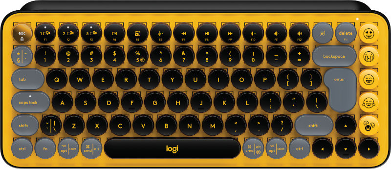 Tastatura Logitech POP Keys Mecanica Wireless/Bluetooth Blast Yellow
