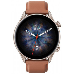 Amazfit GTR 3 Pro, Brown Leather