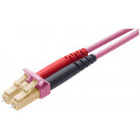 Cablu retea R&M Duplex MultiMode Fibre Optic Patch Cable OM4 LC-LC 5m pink