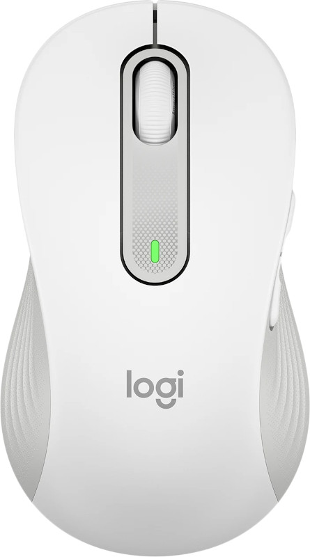 Mouse Logitech Signature M650 L Left, Wireless/Bluetooth, Off-White