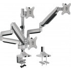 Suport TV / Monitor Logilink BP0052, 13 - 27 inch, argintiu, piston gaz