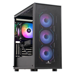 PC Gaming BALAUR Prime Esports Edition, AMD Ryzen 5 9600X 3.9GHz, 16GB DDR5, 1TB SSD, RX 9060 XT 16GB GDDR6, Iluminare RGB