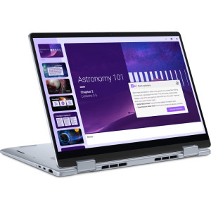 DELL 14'' 2-in-1 14 Plus DB04250, FHD+ Touch, Procesor Intel® Core™ Ultra 7 256V (12M Cache, up to 4.80 GHz), 16GB LPDDR5X, 1TB SSD, Intel Arc 140V, Win 11 Pro, Ice Blue, 3Yr CIS