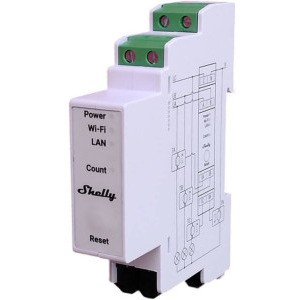 Senzor smart Shelly Contor de energie trifazat Pro 3EM 400A