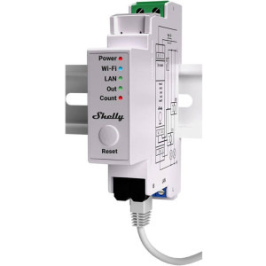 Senzor smart Shelly Contor de energie Pro EM 50A