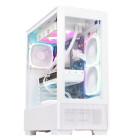 PC Gaming DRAGON Epic Alb, AMD Ryzen 7 7800X3D 4.2GHz, 32GB DDR5, 2TB SSD, RTX 5070 12GB GDDR7, Iluminare RGB