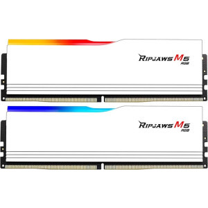 Memorie G.Skill Ripjaws M5 RGB 96GB DDR5 5200MHz CL40 Dual Channel Kit White