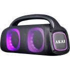 Akai Boxa portabila ABTS-100, 60W, Bluetooth 5.0, LED Light, Black