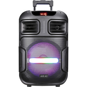 Akai Boxa portabila ABTS-X5 FUSION, 50W, Bluetooth, Microfon, Troller, TWS, RGB, Black