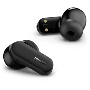 Philips In-Ear, TAT6000BK/00, True Wireless, Bluetooth, 4 Microfoane, Hybrid ANC, IPX5, Black