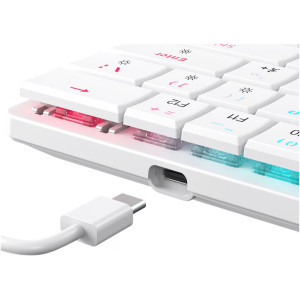 White Shark NAGAMAKI Red Switch White Mecanica