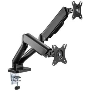 Suport TV / Monitor SBOX LCD-S024-3, 17 - 32 inch, negru, suport pentru 2 monitoare