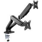 Suport TV / Monitor SBOX LCD-S024-3, 17 - 32 inch, negru, suport pentru 2 monitoare