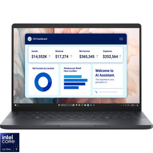Laptop DELL 13.3 Pro 13 Premium PA13250, QHD+ Touch, Procesor Intel® Core™ Ultra 7 268V (12M Cache, up to 5.00 GHz), 32GB LPDDR5X, 1TB SSD, Intel Arc 140V, 5G, Win 11 Pro, 3Yr ProSupport