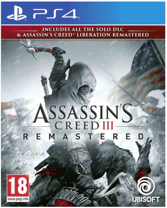 Joc Ubisoft Assassins Creed 3 & Assassins Creed Liberation Remaster Pack pentru PlayStation 4