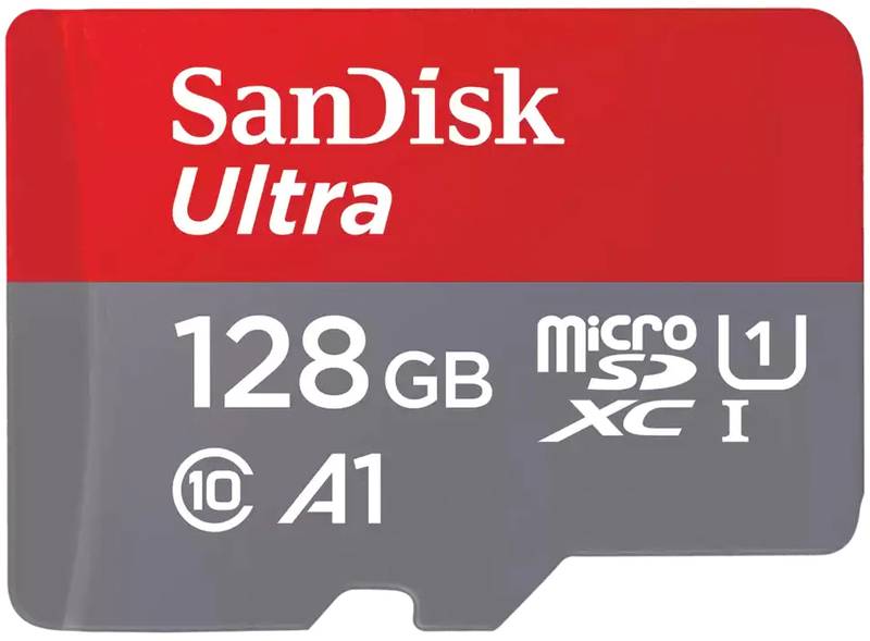 Card memorie SanDisk Micro SDXC Ultra, 128GB, UHS-I, Class 10 + Adaptor