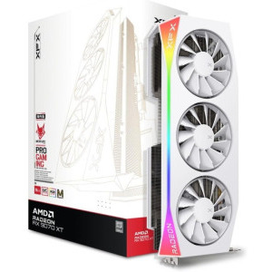 XFX Radeon RX 9070 XT Mercury OC Magnetic Air Edition White 16GB GDDR6 256-bit