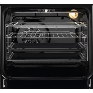 AEG CIB56491BM, Inductie, 4 zone de gatit, SteamBake, Timer, Grill, AirFry, Clasa A, 50 cm, Inox