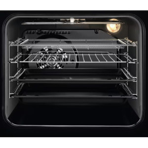 Electrolux LKI564266X, Inductie, 4 zone de gatit, SteamBake, Multilevel Cooking, Autocuratare catalitica, Timer, Grill, AirFry. Clasa A, 50 cm, Argintiu