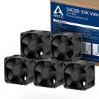 Ventilator ARCTIC AC S4028-15K 40mm Black 5pack